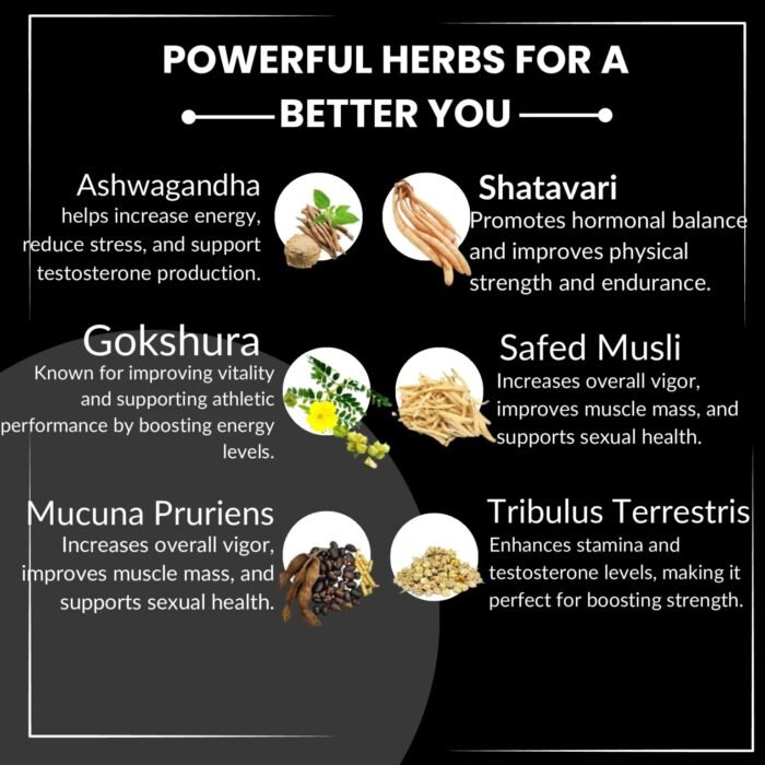 VK Nutritions Organic Health Products Power Pulse – Strength, Stamina & Testosterone Booster - Image 2