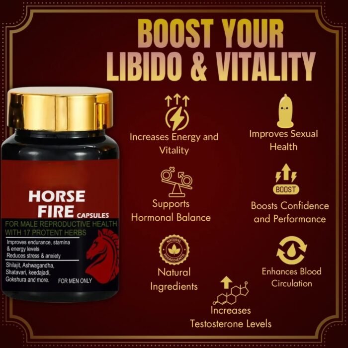 Horse Fire Capsules – Ultimate Herbal Performance Booster for Men - Image 5