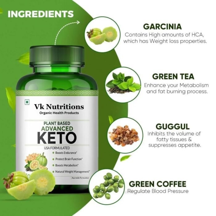 Vk Nutritions Advanced Keto Capsule - 60 Capsules - Image 2