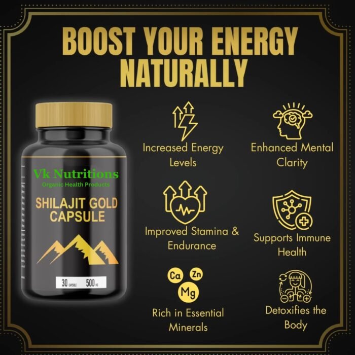 VK Nutritions Organic Health Products Shilajit – Strength, Stamina & Performance Booster - Image 4