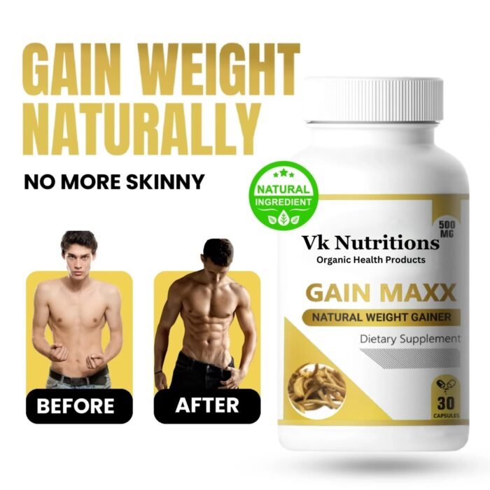 GAIN MAXX Natural Weight Gainer – Dietary Supplement