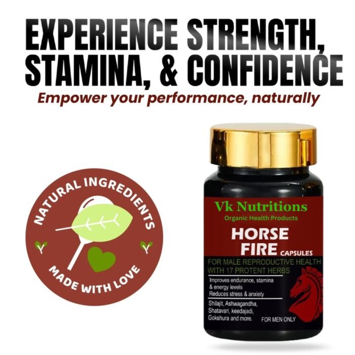 Horse Fire Capsules – Ultimate Herbal Performance Booster for Men