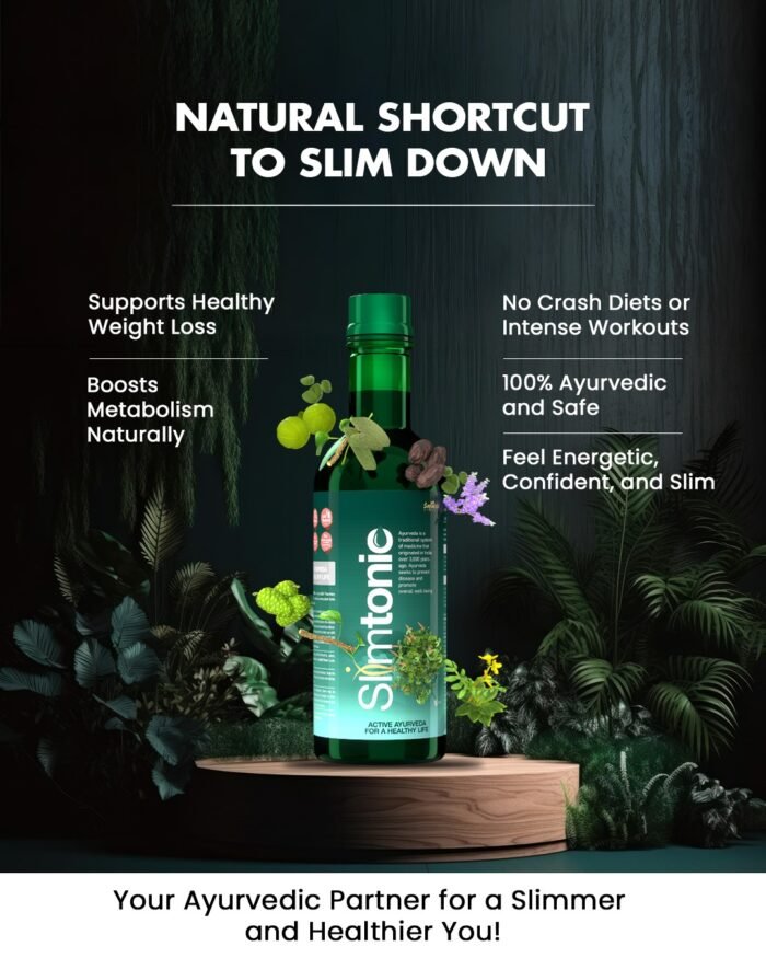 Slimtonic – Natural Ayurvedic Weight Loss Tonic 25+ Herbs for Detoxe - Image 5